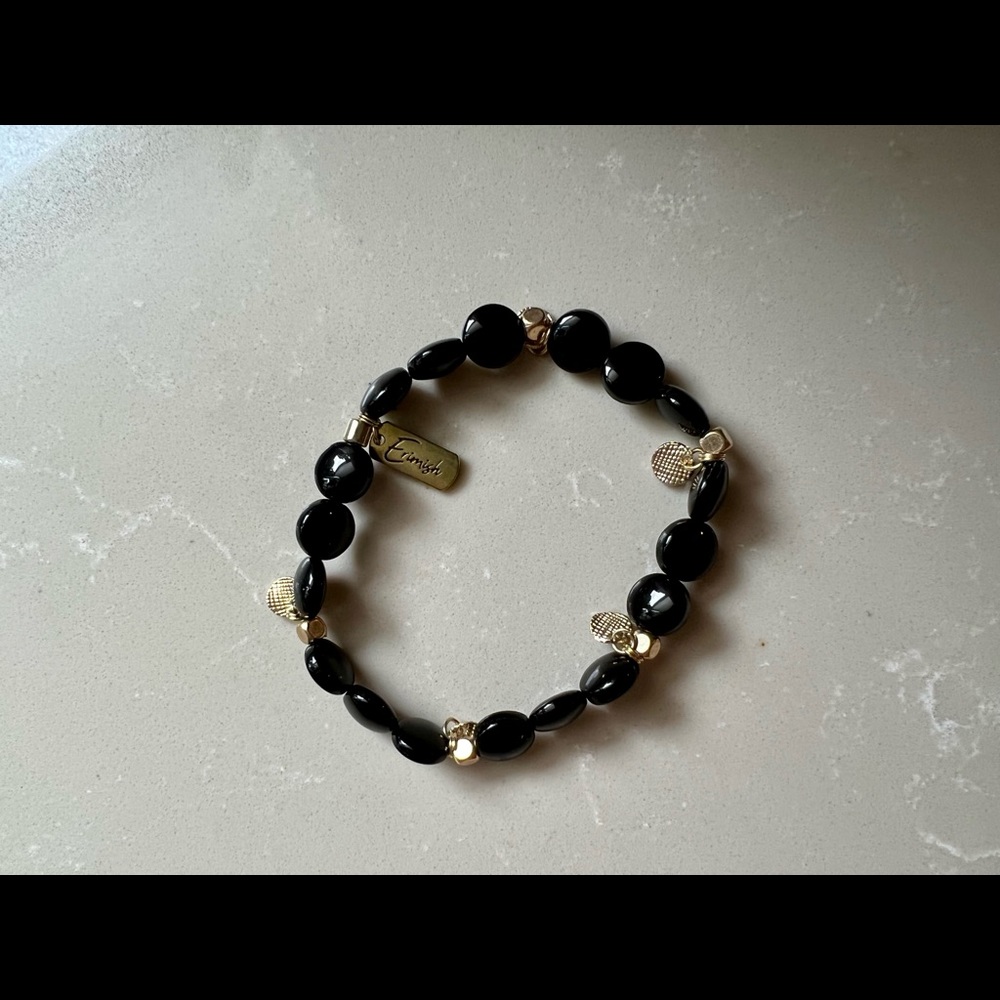 Beaded elastic bracelet